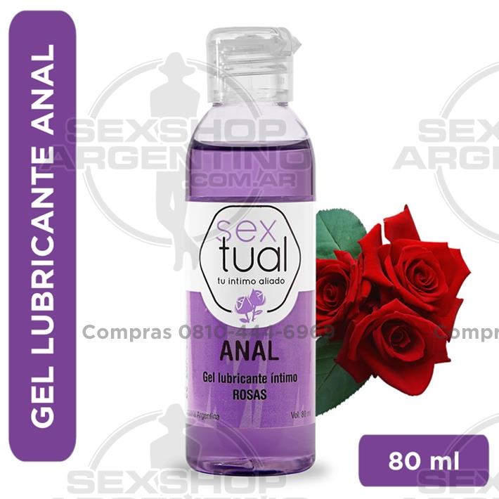  - Gel anal con aroma a rosas 80 ml